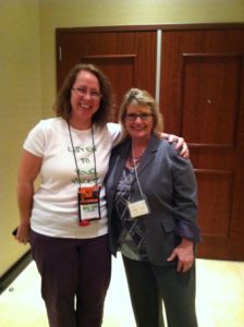 I stalked author Christie Craig, who is also YA author C.C. Hunter, throughout the conference. Thank goodness she didn't mind!