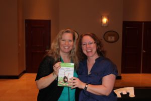 My friend and fellow author Jenny Hansen and me.
