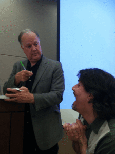 James Scott Bell at a booksigning