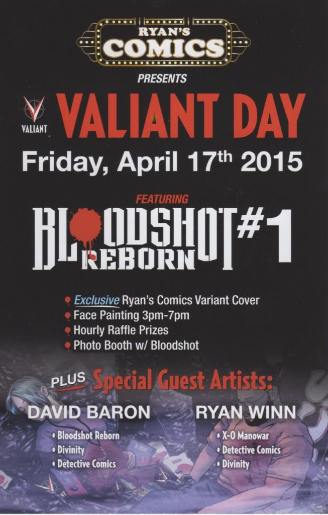 Ryans Comics Valient Day