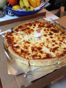 Chicago deep dish pizza