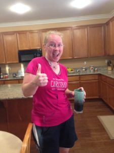 Silly Kitty after her run